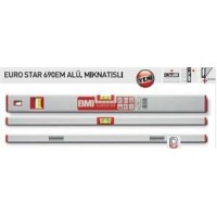 BMI EURO STAR 690EM 60 CM ALÜMİNYUM MIKNATISLI SU TERAZİSİ