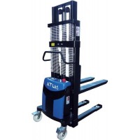 ATLAS ATFL 10B25 YARI ELEKTRİKLİ İSTİF MAKİNESİ AYARLANABİLİR ÇATAL 1000 kg