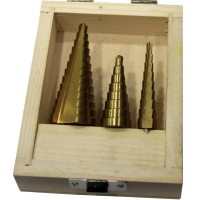 KNİSAW KS-51699 4-12, 6-20,6-30 KADEMELİ SAC DELME PANÇ SETİ (TİTANYUM KAPLAMA)