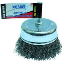 HAWK HA-11145 50mm GRİ TELLİ VE PİMLİ ÇANAK FIRÇA(18 Adet)