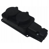 TOPART TA-01527 İKİLİ GRUP PRİZ (Kaucuk Monofaze)