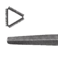 THREE FILES EĞÜK010 ÜÇ KÖŞE EĞE ORTA 10'' (12 Adet)