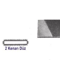 THREE FILES EĞMD06 MİL EĞE İNCE 6'' 2 KENARI DÜZ (12 Adet)