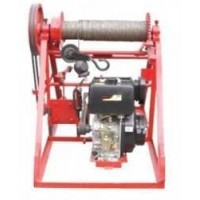 ŞENER DG-400 KÜÇÜK TİP YERDEN KUMANDALI DİZEL GIRGIR VİNÇ (Kama Motorlu 8.5 Hp)