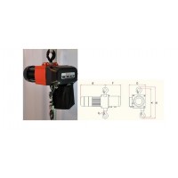 KALMAKSAN KEC4 0050 M 4.H (Monoray 500 kg.)ELEKTRİKLİ ZİNCİRLİ CERASKAL