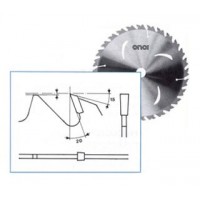 ONCI 250.3.2.30 ELMAS TESTERE (AHŞAP-DOLU BOŞ DİŞ)