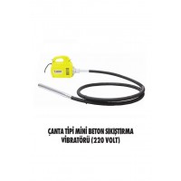 ŞENER ÇV-220/3 ELEKTRİKLİ OMUZ ASKILI ÇANTA TİPİ MİNİ BETON SIKIŞTIRMA VİBRATÖRÜ (220 VOLT)