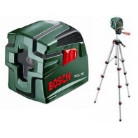 BOSCH PCL10+TT150 ÇAPRAZ ÇİZGİLİ HİZALAMA LAZERİ 10 m