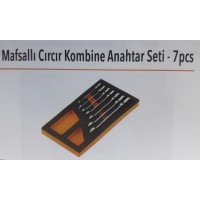 RETTA RES0122 MAFSALLI CIRCIR KOMBİNE ANAHTAR SETİ -7 Parça