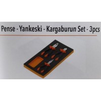 RETTA RES0301 PENSE,YANKESKİ,KARGABURUN SET 3 Parça