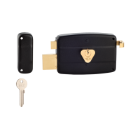 KALE KİLİT 157A0000046 TRAJLI SİLİNDİRLİ DAİRE KİLİDİ-Siyah