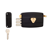 KALE KİLİT 157A3M00002 SİLİNDİRLİ TRAJLI KİLİT 3 Milli-Siyah 14 cm