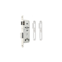 KALE KİLİT 169R4000028 BANYO-WC KİLİDİ KOLSUZ RULMANLI ROZET DELİKLİ -Nikel-40 mm