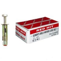 RED HIT 1531692 M12x100 ÇEKTİRME DÜBELİ(Yan tarafı tırnaklı beton içinde pls tapalı,civata ve pullu) 25 Adet
