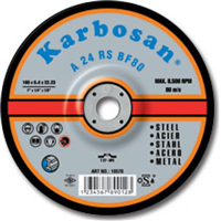 KARBOSAN NK 180x10x22.23 METAL TAŞLAMA DİSKİ A 24 RS BF80 10 Adet