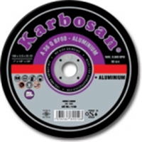 KARBOSAN 230x3.0x22.23 ALÜMİNYUM KESME DİSKİ A 36 Q BF80 25 Adet