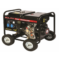 SOLAX SDJ8500-ME DİZEL JENERATÖR (Monofaze 7,5 kVA 13 Hp İpli+Marşlı)