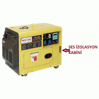 SOLAX 7GF-LDE DİZEL JENERATÖR (Monofaze 6.9 kVA 11 Hp Marşlı)