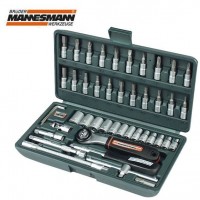 Mannesmann 2040 Lokma Anahtar Seti (46 Parça, 6.3 mm - 1/4