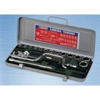 İZELTAŞ 1113006018 1/2'' ALTI KÖŞE LOKMA ANAHTAR TAKIMI (18 Parça)