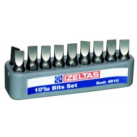 İZELTAŞ 4810000855 DÜZ BİTS SETİ 10 LU (0.8x5.5-25 mm)
