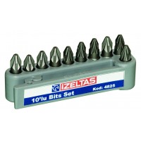 İZELTAŞ 4825000003 POZİTRİV BİTS SETİ 10 Lu (Pz3) 25 mm