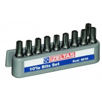 İZELTAŞ 4830000025 TORX BİTS SETİ 10 Lu (T25) 25 mm