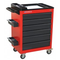 İZELTAŞ 8220006118-S TEKERLEKLİ ATÖLYE DOLABI (6 Çekmeceli Dolu)