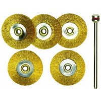 PROXXON 28962 DAİRE TEL FIRÇA SETİ 5 Adet