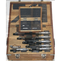 MİTUTOYO 103-914-50 DIŞ ÇAP MİKROMETRE SETİ 0-300 mm