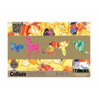 DESENLİ KOLAJ Büyülü Hayvanlar