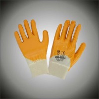 MAX-EXTRA PAMUKLU NİTRİL SARI BEYAZ 3/4 KAPLAMA