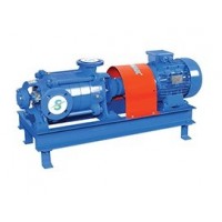 SUMAK SYT80/10 TRİFAZE YATAY MİLLİ KADEMELİ POMPA 380 V Giriş Çıkış 4´´ 3´´ (Motorlu akuple fiyatı)