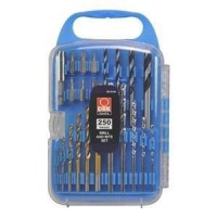 DBK DS 8104 MATKAP UCU BİTS VE DÜBEL SETİ 250 Parça