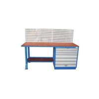 ÖNDER LİFT SCM-16 ÇALIŞMA MASASI +7 ÇEKMECELİ DOLAP +PANOLU