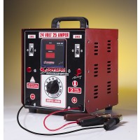 SOYBERG 225 2 AKÜLÜK ŞARJ CİHAZI 24 VOLT 25 AMPER (Gös. Dijital Ampermetre-voltmetre)