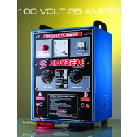 SOYBERG 125-8 AKÜLÜK ŞARJ CİHAZI 100 VOLT 25 AMPER (Gös.Analog Ampermetre-voltmetre)