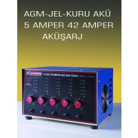 SOYBERG MT-1 AGM-JEL KURU AKÜ 5 AMPER 42 AMPER ARASI AKÜ ŞARJ CİHAZI