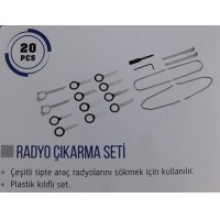 RETTA RRS1020 RADYO ÇIKARTMA SETİ 20 PCS