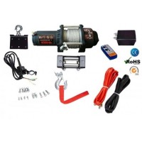 Force-ful 4000 lb Tekne ve ATV Vinci (12 VOLT) klavuz ve Uzaktan Kumandalı Ücretsiz kargo