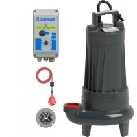 SUMAK SBRT20/2-P TRİFAZE PARÇALAYICI BIÇAKLI FOSEPTİK DALGIÇ POMPA 2 inç 380 V (KW 1.6-Hp 2.2)