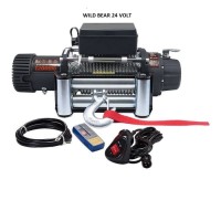 WILD BEAR 12000 LB Çelik Halatlı Off-Road 4x4 Elektrikli Vinç 24 VOLT ÜCRETSİZ KARGO